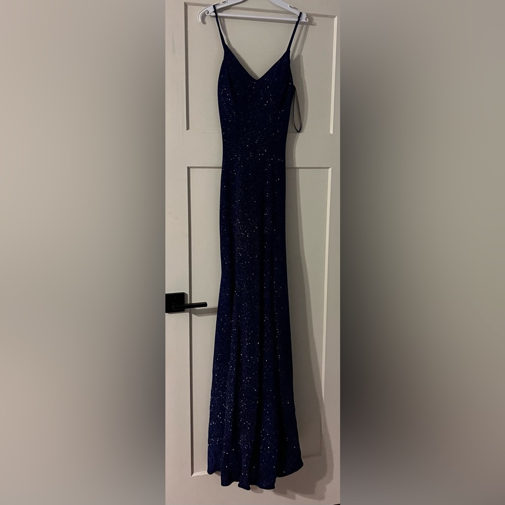 Sparkly Navy Blue Dress